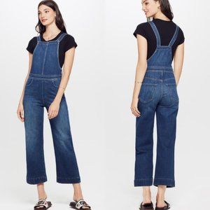 MOTHER Denim Overalls “The Greaser” Crop - Size 28